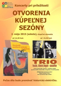 Trenčianske Teplice 2.5.2015, Otvorenie Kúpeľnej sezóny, Kúpeľné námestie