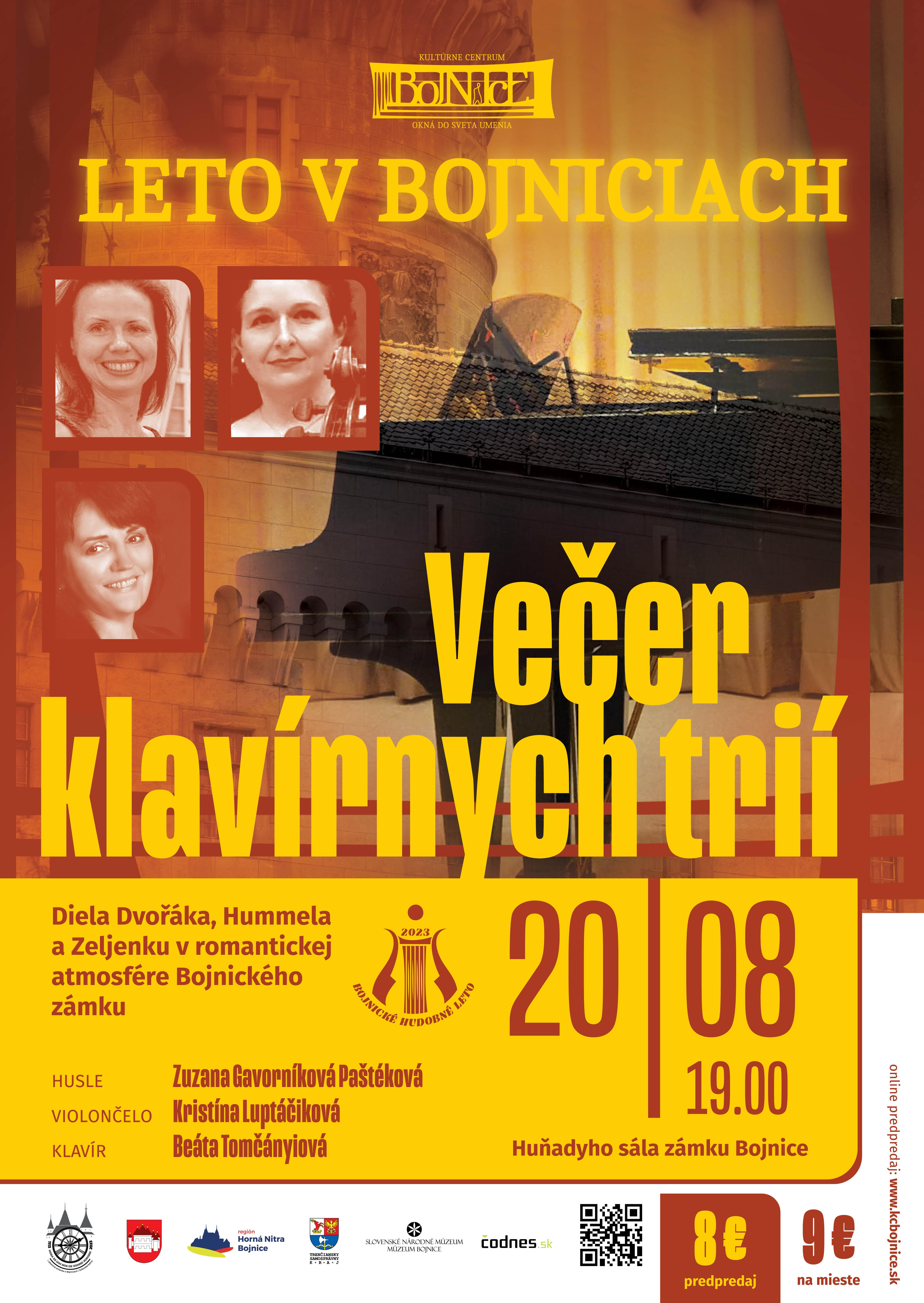 Večer klavírnych trií ,2023 ( Bojnický zámok)