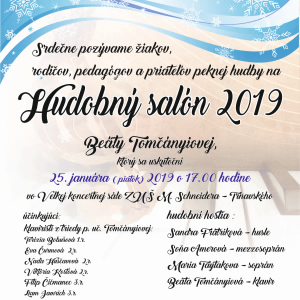 25.január 2019,Hudobný salón 2019, ZUŠ M.Schneidera-Trnavského