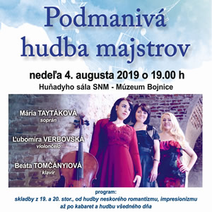 4.august 2019, Podmanivá hudba majstrov